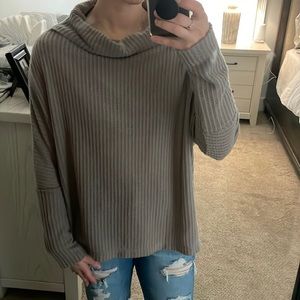 Cowlneck sweater
